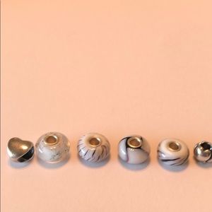 Authentic Pandora Murano Glass Beads & Spacers